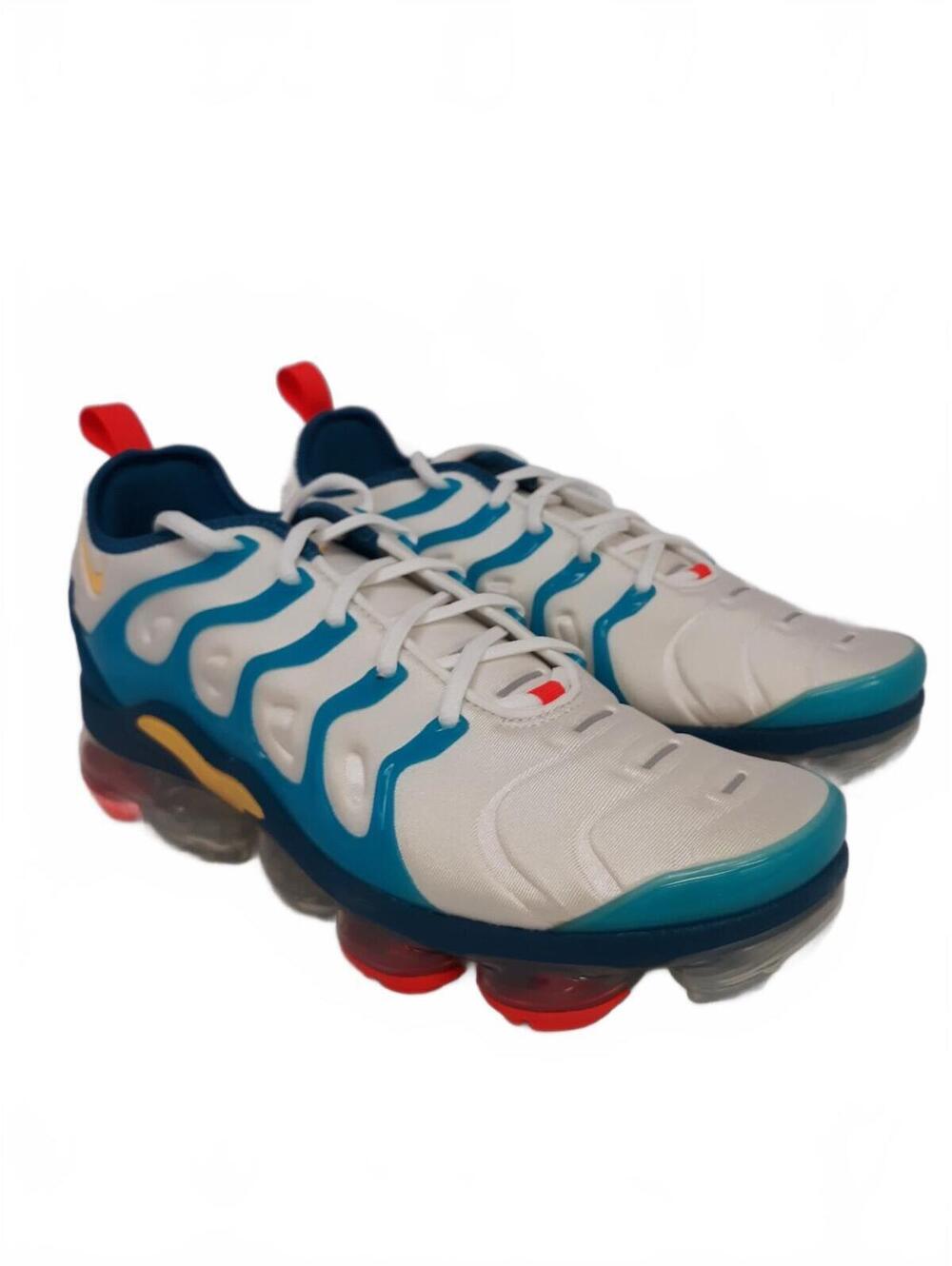 Nike Air VaporMax Plus Industrial Blue Citron FJ3999-100 Men's Size 10 White New